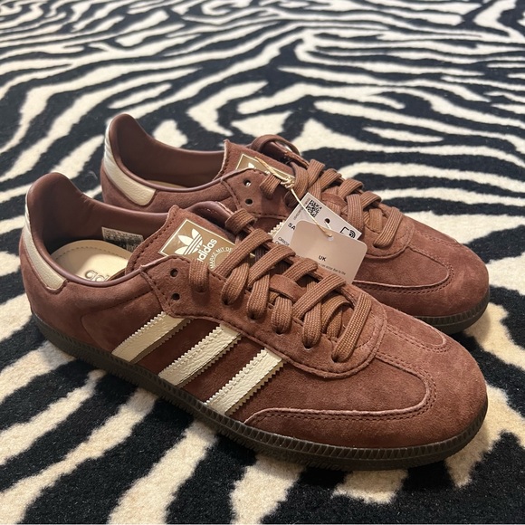 NWT Adidas Samba OG Sneakers Preloved Brown Size Men 6/Women 7 - Picture 7 of 15
